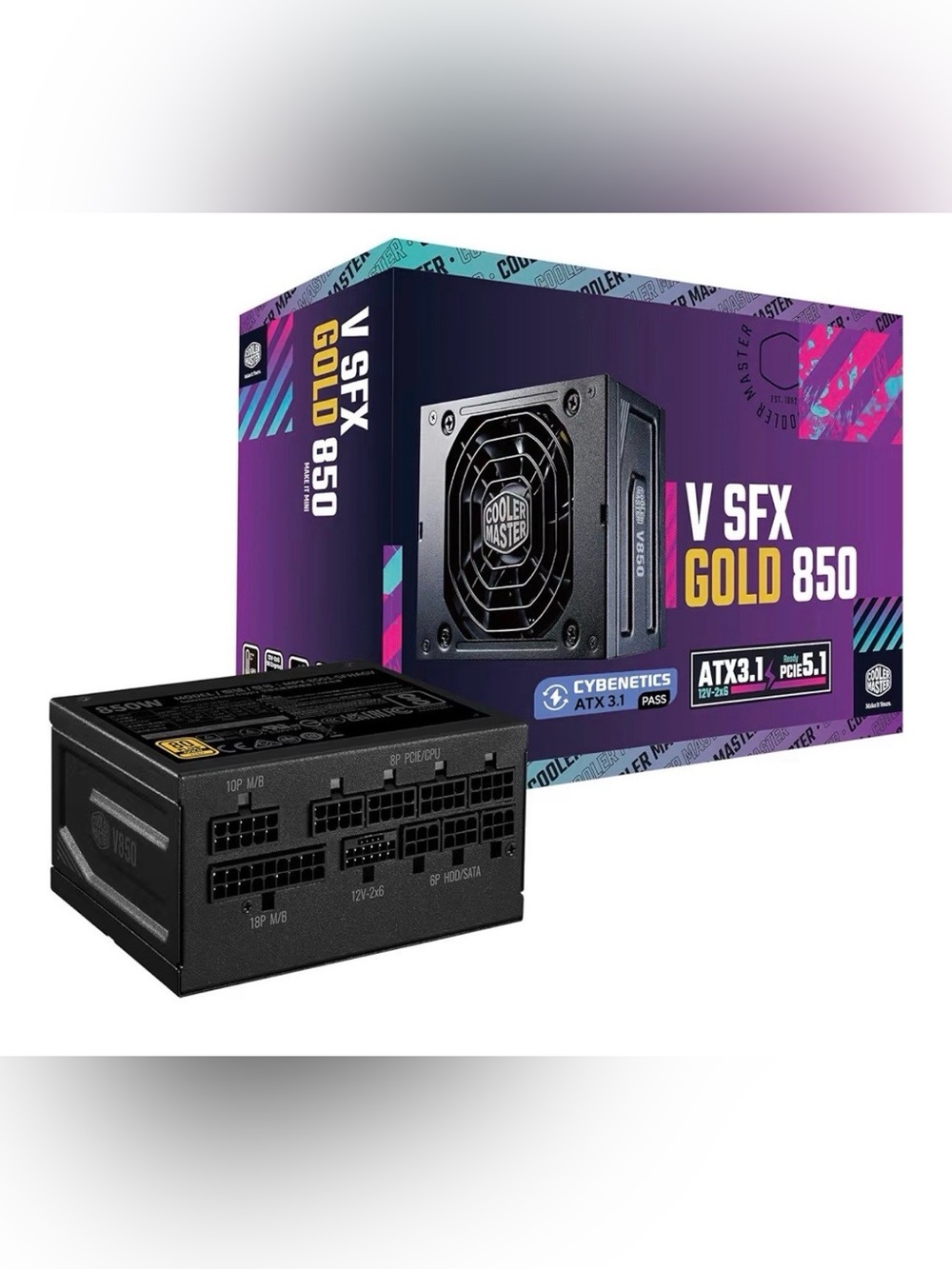 Cooler Master V850 SFX Gold 850W Small Form Factor PSU ITX SFF Power Supply